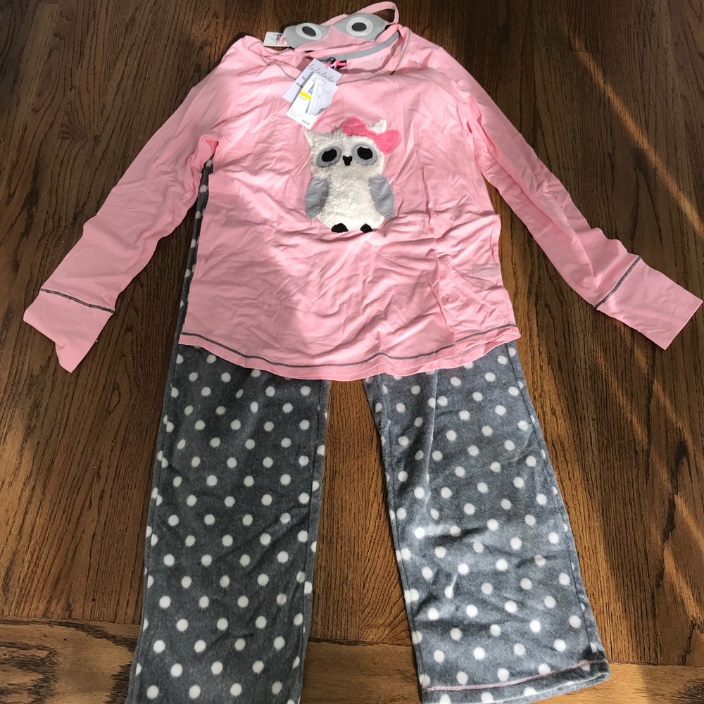 NWT 3 piece Kenzie PJ set with eye mask
